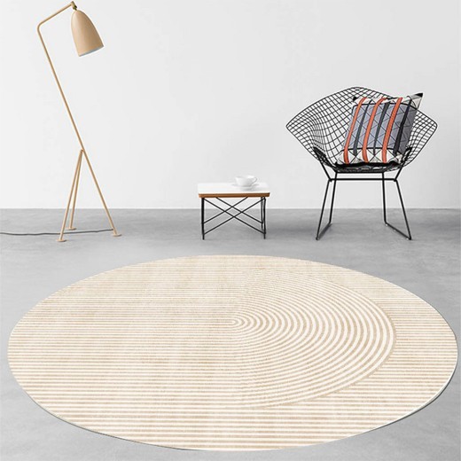 Modern Light Luxury Round Carpet Bedroom Living Room Sofa Leg Pads