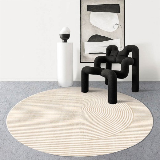 Modern Light Luxury Round Carpet Bedroom Living Room Sofa Leg Pads