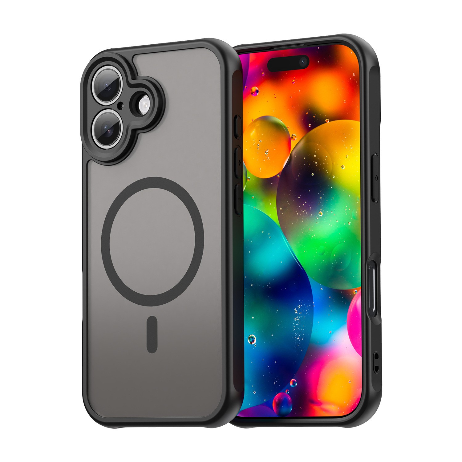 All-inclusive Drop-resistant Frosted TPU PC Magnetic Phone Case