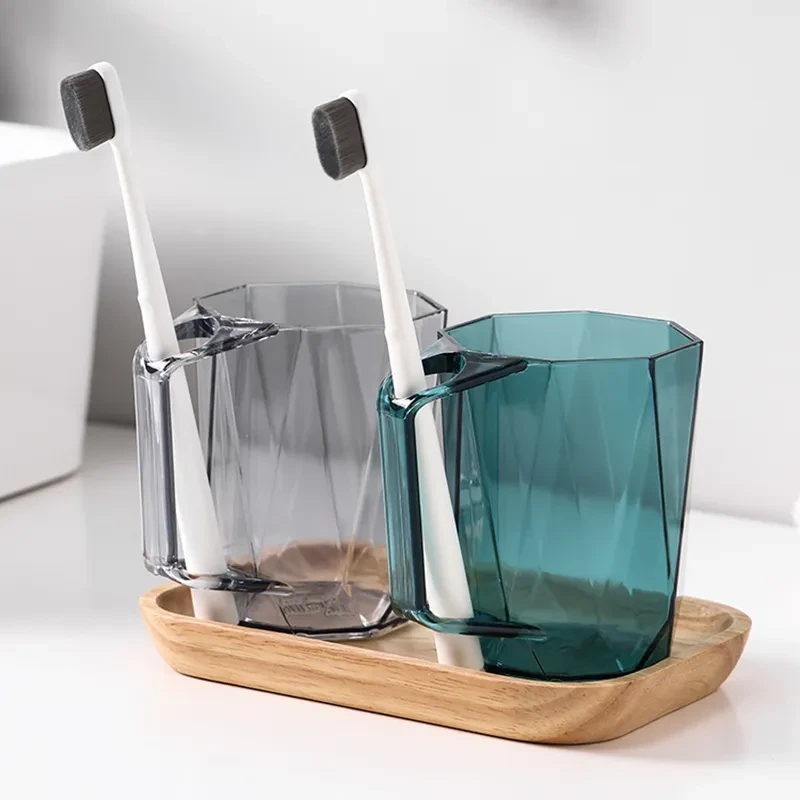 Simple Transparent Plastic Toothbrush Cup Creative Home