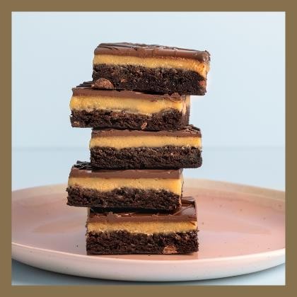 Slab Brownie Salted Caramel Gluten Free