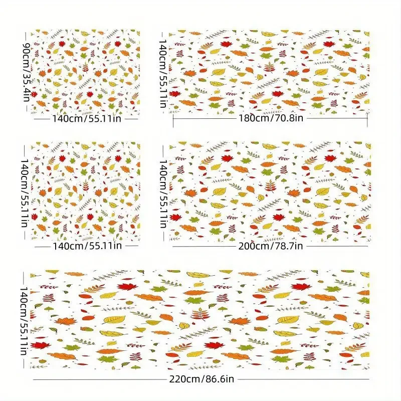 Thanksgiving Celebration Tablecloth - Featuring Turkey And Pumpkin Designs