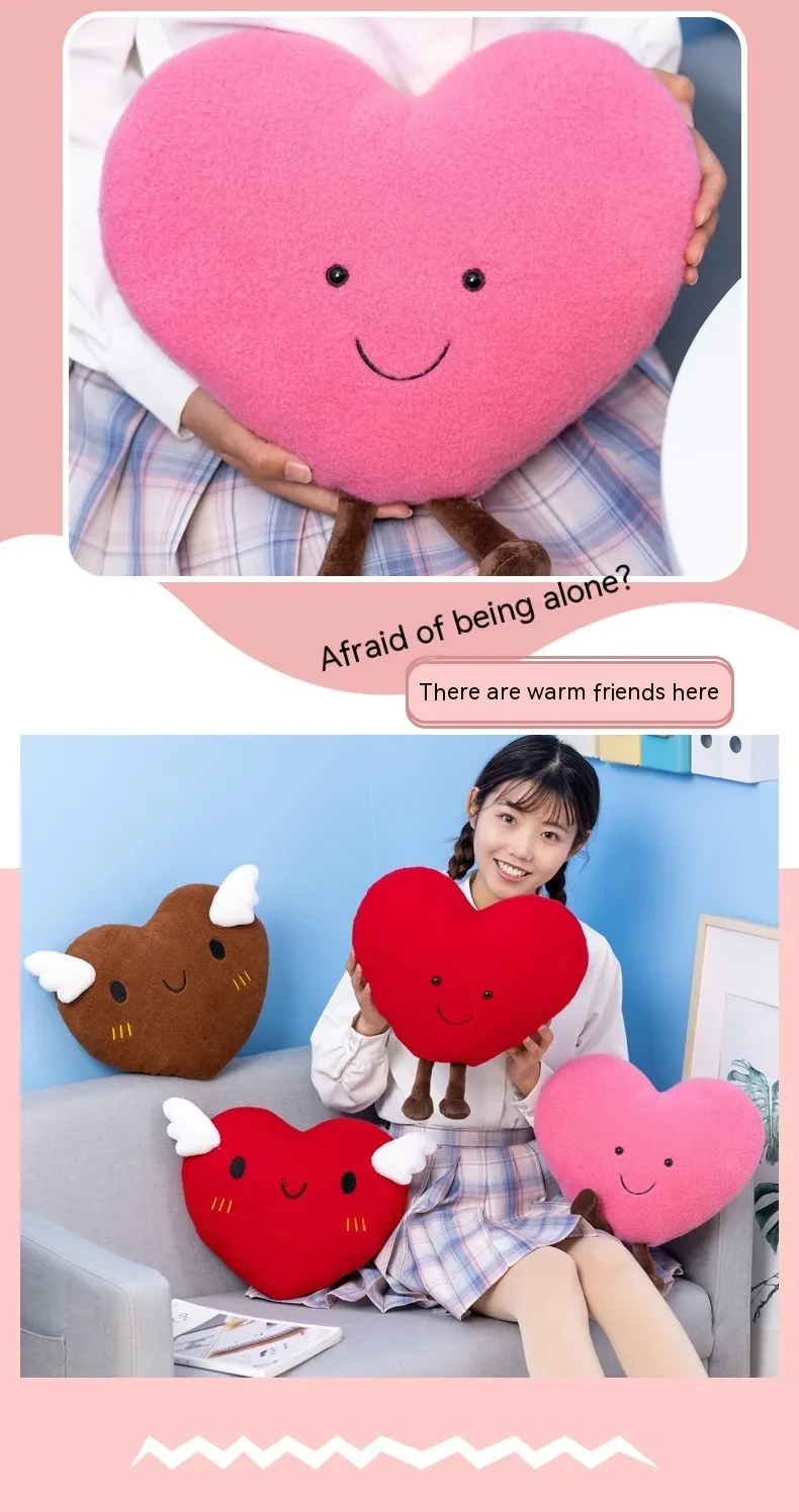 Couple Confession Love Pillow Angel Cushion Pillow Cute Plush Home Decoration