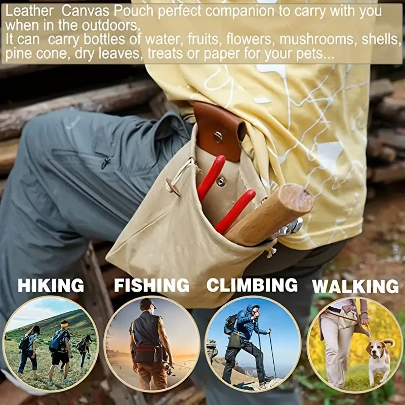 1pc Outdoor Camping Foraging Bag