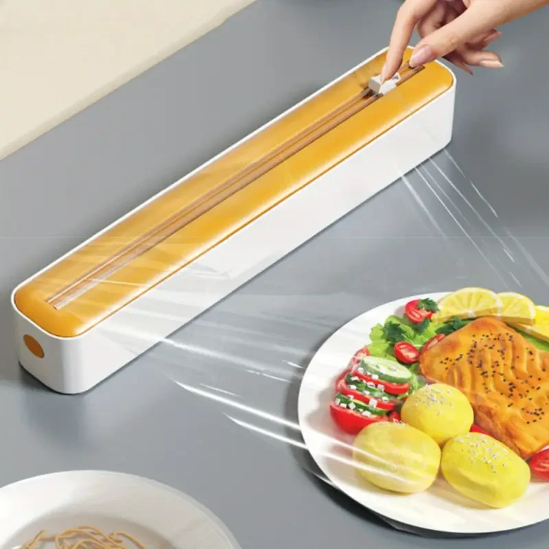 Easy-to-Use Kitchen Cling Film Cutter