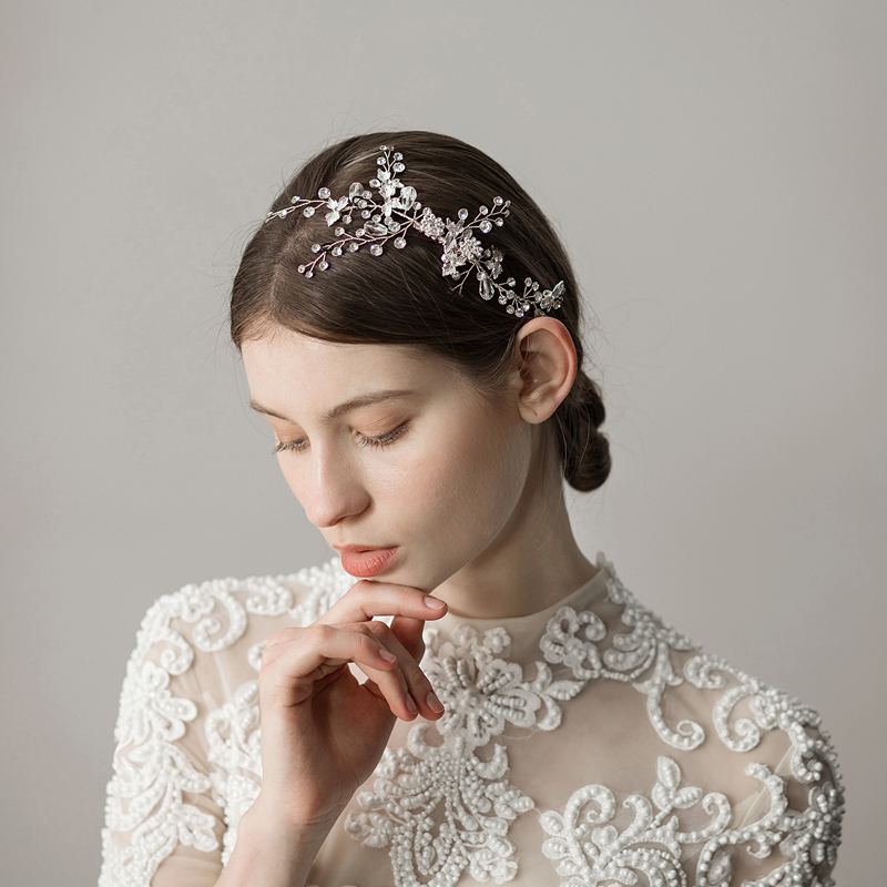 Vintage Leaf Branch Bridal Hair Comb Wedding Accessories