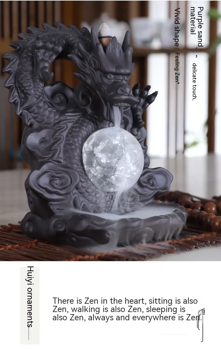 Dragon Playing Beads Sandalwood Aromatherapy Ornaments