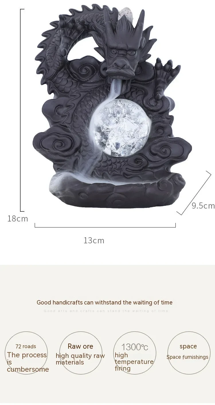 Dragon Playing Beads Sandalwood Aromatherapy Ornaments