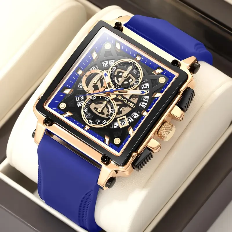 SKMEI Men's Fashion Quartz Watch   with Creative Tape Design