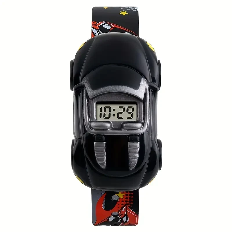 SKMEI Cartoon Car-Shaped Kids Digital Watch