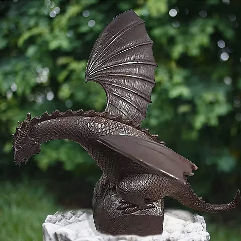 Simulation Flying Dragon Garden Decoration Ornaments