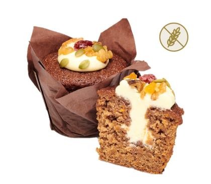 Muffin Carrot Gluten Free 7cm 130g 9 units