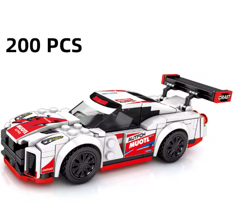 2024 New Racing Car City Speed Champions f1 Sports Model Building Blocks Bricks great fast Classic Rally Super Racers Vehicles