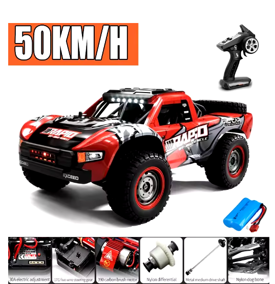 JJRC Q130 1:16 70KM/H 4WD RC Car with Light Brushless Motor Remote Control Cars High Speed Drift Monster Truck Adults Kids Toys