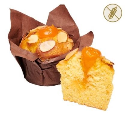 Muffin Orange & Almond Gluten Free 7cm 130g 9 units