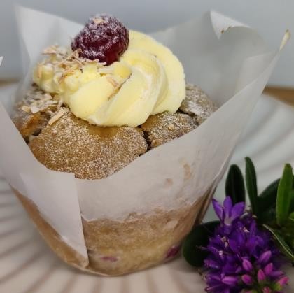 Muffin Raspberry White Chocolate Gourmet 175g