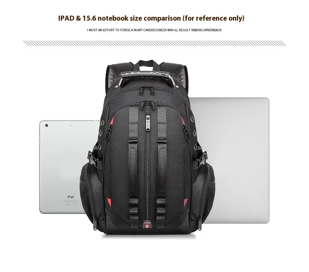Middle School Student Schoolbag Waterproof Travel Earplugs Hole Charging Large Capacity Backpack
