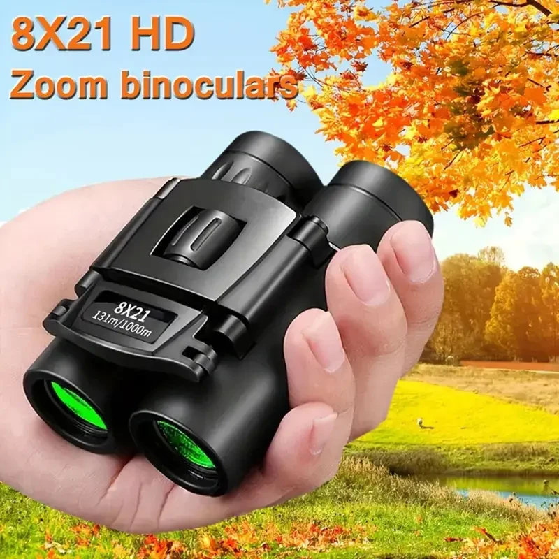 8X Magnification Compact & Lightweight Binoculars for Bird Watching