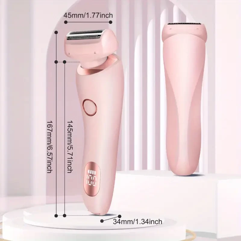 Painless Hair Removal Epilator - USB Rechargeable Womens Trimmer