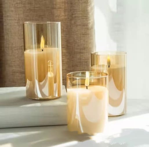 3pcs Flameless LED Candles with Remote Timer