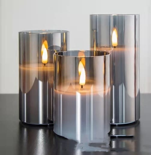 3pcs Flameless LED Candles with Remote Timer