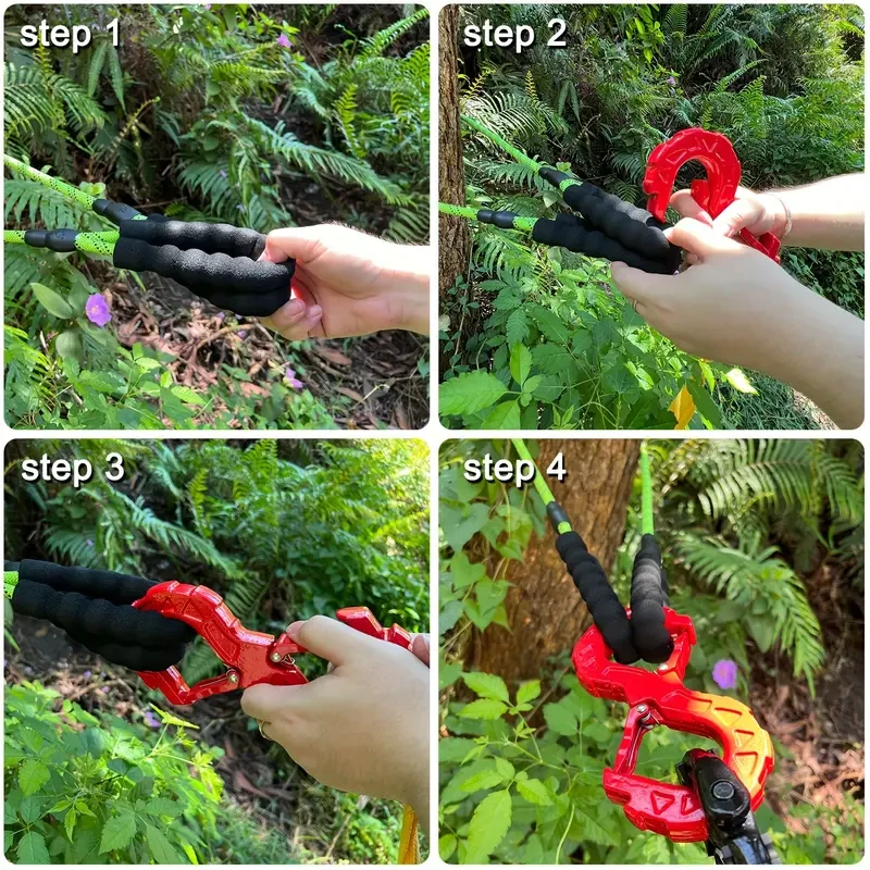 Heavy-Duty Red G80 Alloy Steel S-Shaped Tow Hook