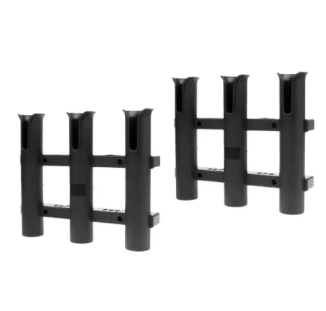 Three-Barrel Plastic Fishing Rod Holder, Fishing Rod Holder, Boat Kayak Holder