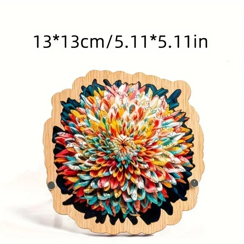 Colourful Flowers Puzzle - Extremely Challenging