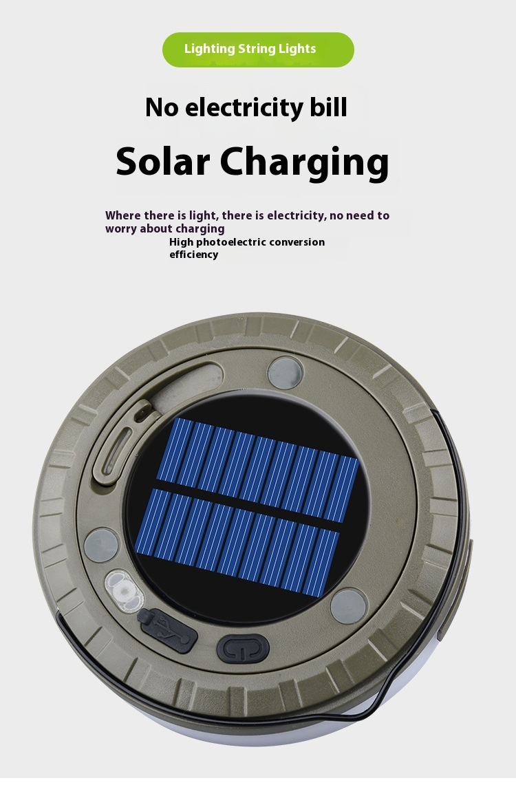 Outdoor Solar Camping Tent Light