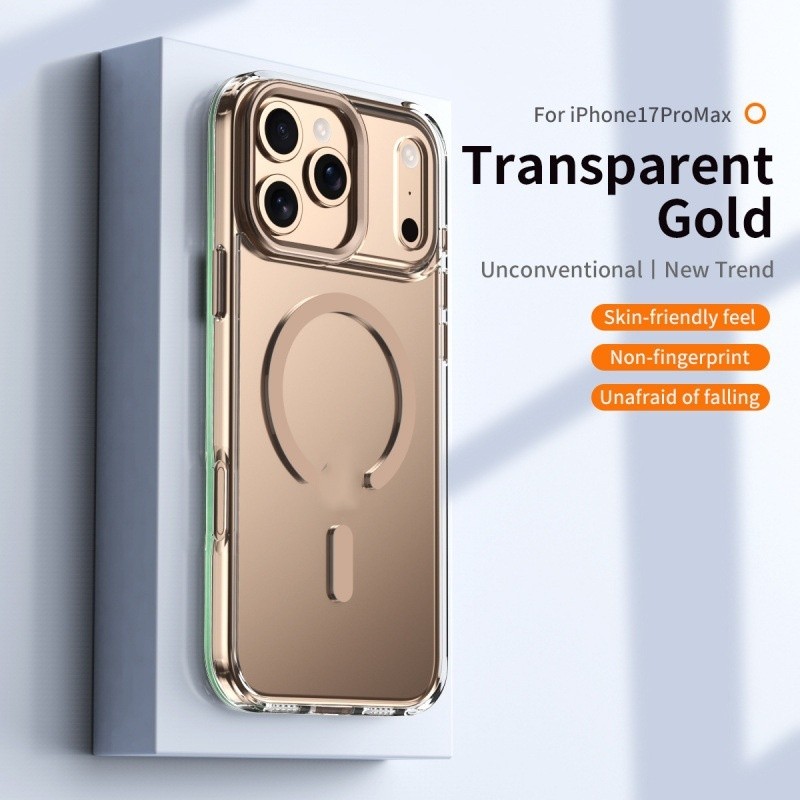 Magnetic Shell Suitable For 17propromax Phone Case Transparent