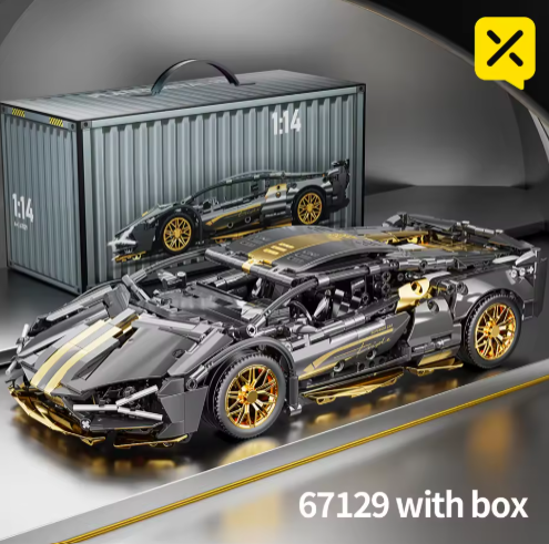 1280PCS Sports Car Building Blocks Toys 1:14 MOC Building Set Racing Car Model Super Cars as Birthday Gifts for Boys and Adults
