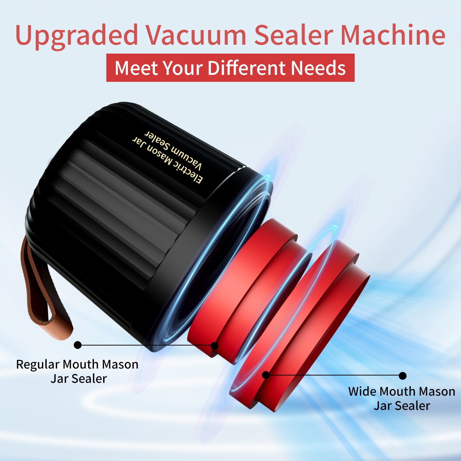 Mason Jar Vacuum Sealer Kit