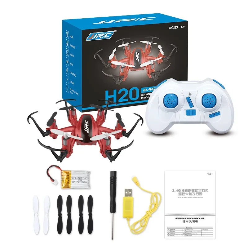 Mini Six-Axis Indoor Drone - Remote Control with 360 Rotation & Headless Mode