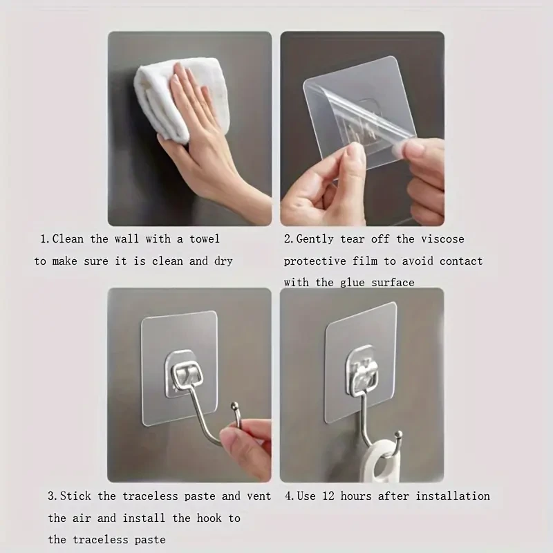 Ultra-Strong Adhesive Wall Hooks