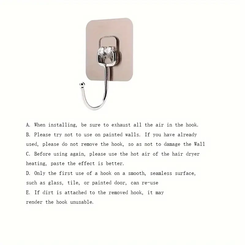 Ultra-Strong Adhesive Wall Hooks
