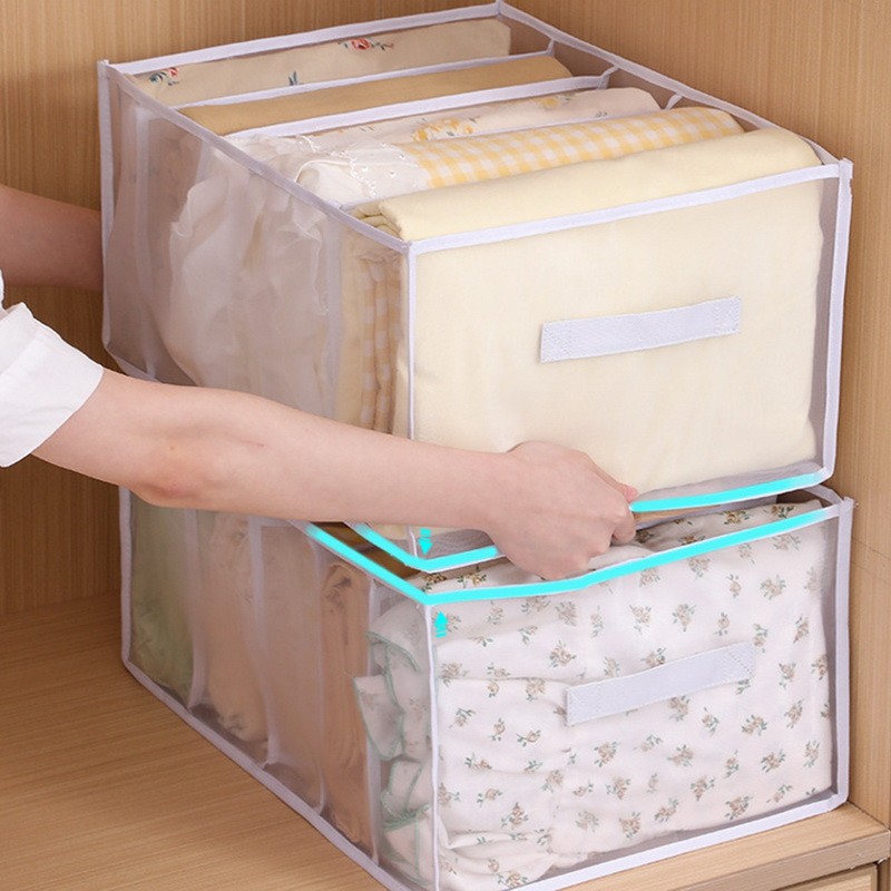 LDQ Wardrobe Clothes Organizer Set with Handles