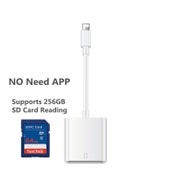 Lightning to Camera SD Memory Card Reader Adapter for iPhone iPad IOS