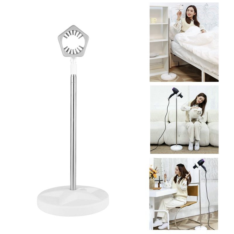 Phone Floor Stand Hair Dryer Holder Rack