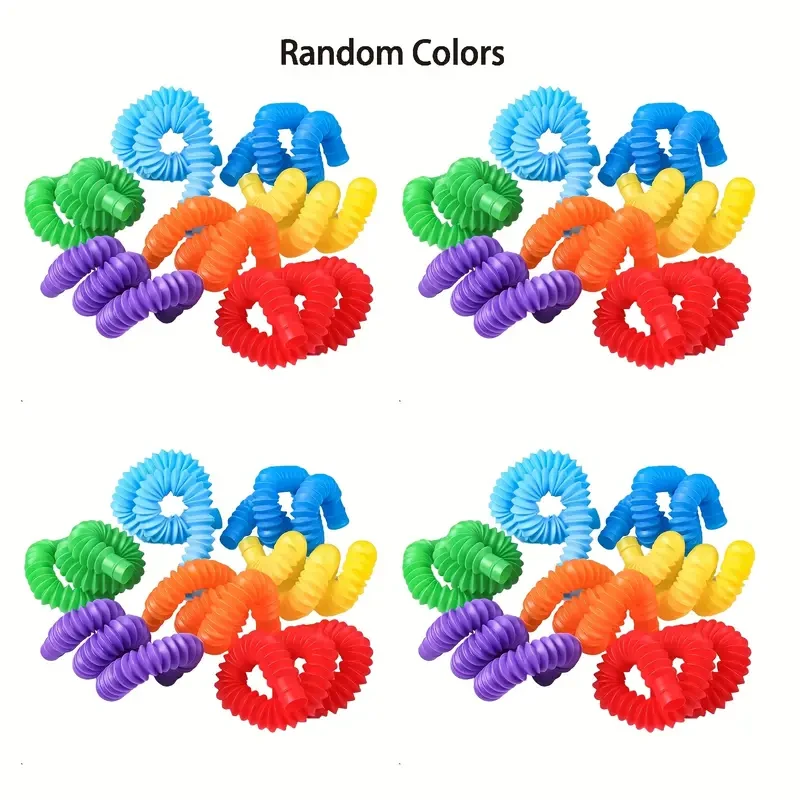DIY Elastic Tube Toys in Random Colors