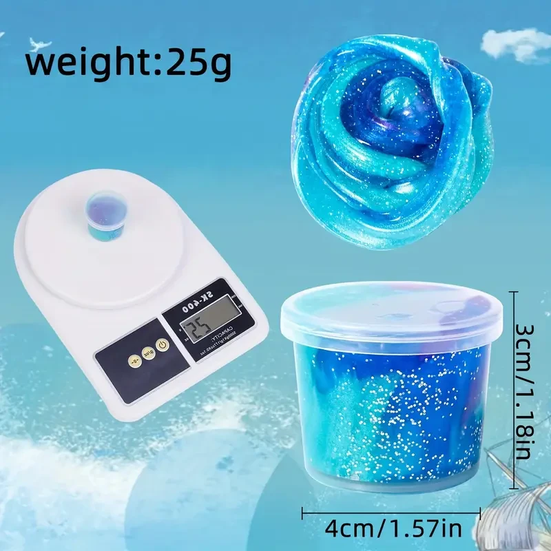 Set Of 20 Galaxy Slime Party Favor - Super Soft