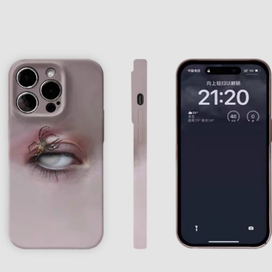 16Promax Dark Heterochromatic Spider 15pro Phone Case
