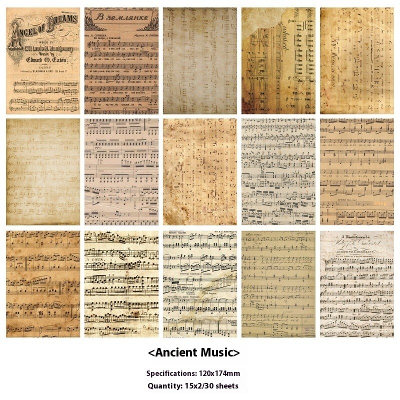 Classical Letters Retro Literary Notebook Message Decoration