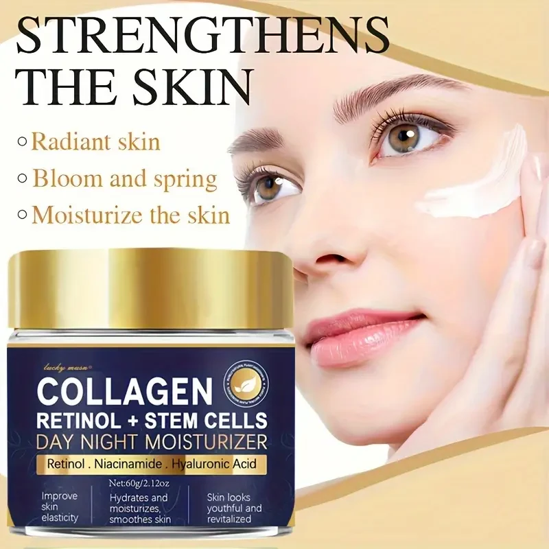 LUCKY MUSN Collagen Retinol & Stem Cell Day and Night Moisturizer