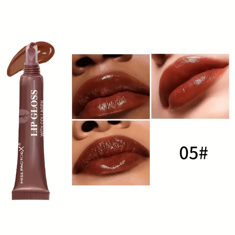 6pcs MISS FACTORX Lip Gloss Set for Women