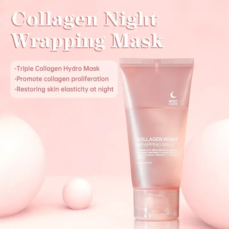 Buy 1 Get 1 Free: Collagen Night Graping Mask with Niacinamide & Hyaluronic Acid