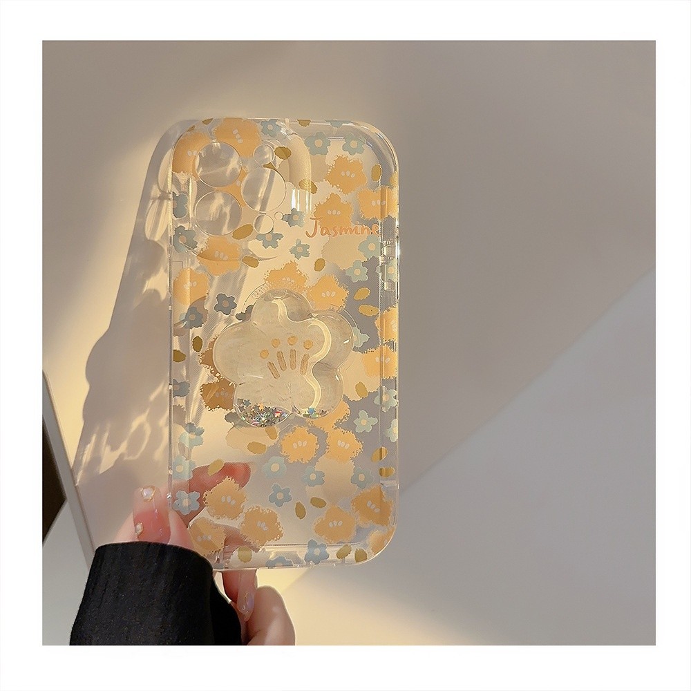 Floral Shell Suitable For Phone Case Holder