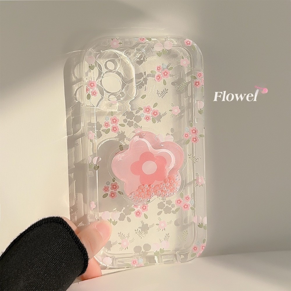 Floral Shell Suitable For Phone Case Holder