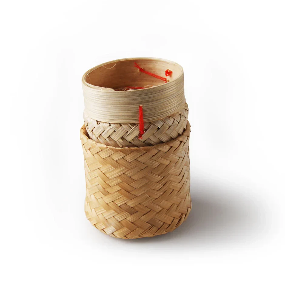 Bamboo Glutinous Rice Basket 6"