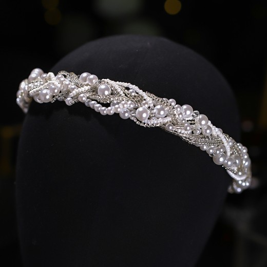 Bridal Headband Wedding Dress Women Headband Handmade