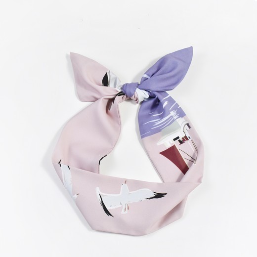 Japanese wide hair band turban